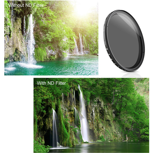 K&F Concept 72mm Variable Fader ND2-ND400 Filter VND KF01.1112 - 7